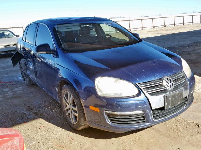 3VWDT81K66M738153 - 2006 VOLKSWAGEN JETTA TDI BLUE photo 1