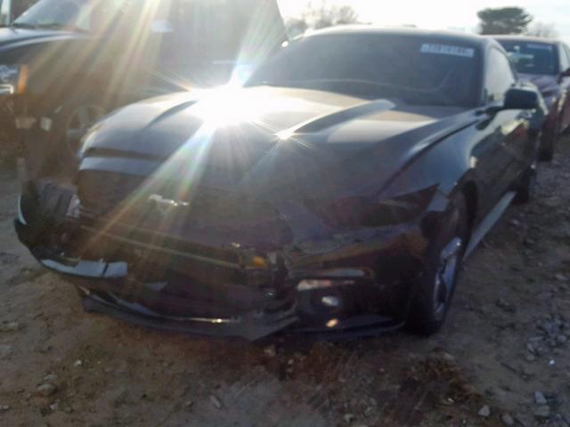 1FA6P8AM9G5264231 - 2016 FORD MUSTANG BLACK photo 2