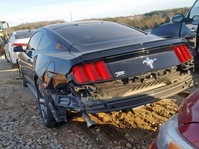 1FA6P8AM9G5264231 - 2016 FORD MUSTANG BLACK photo 3