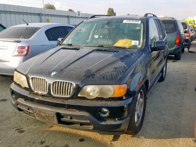 5UXFB33573LH46818 - 2003 BMW X5 4.4I BLACK photo 2