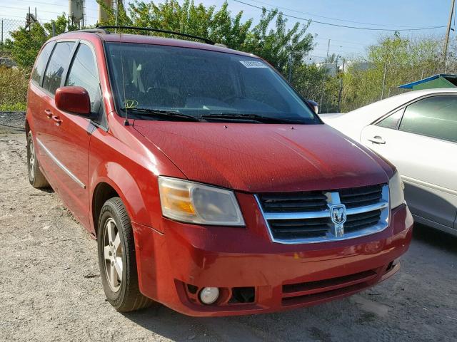 2D4RN5D14AR177833 - 2010 DODGE GRAND CARA RED photo 1