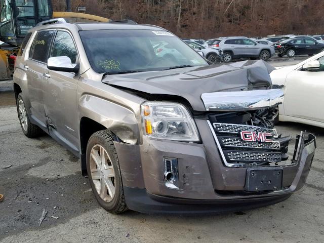 2CTFLJEW9A6318796 - 2010 GMC TERRAIN SL BROWN photo 1