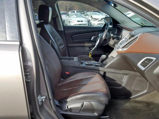 2CTFLJEW9A6318796 - 2010 GMC TERRAIN SL BROWN photo 5