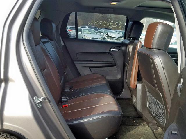 2CTFLJEW9A6318796 - 2010 GMC TERRAIN SL BROWN photo 6