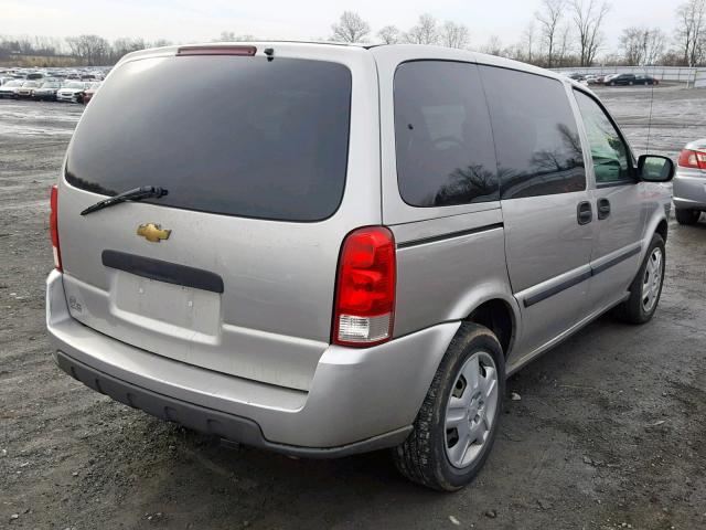 1GNDU23157D139265 - 2007 CHEVROLET UPLANDER L SILVER photo 4