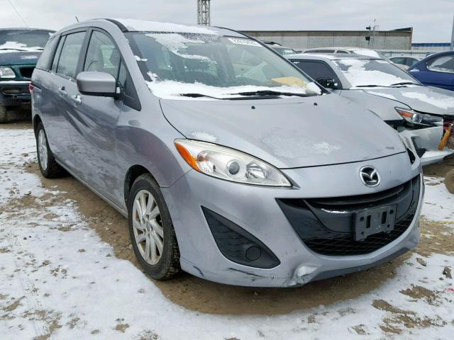 JM1CW2BL3C0110138 - 2012 MAZDA 5 SILVER photo 1