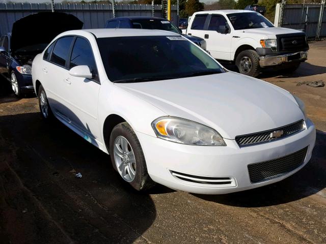 2G1WF5E39D1221883 - 2013 CHEVROLET IMPALA LS WHITE photo 1