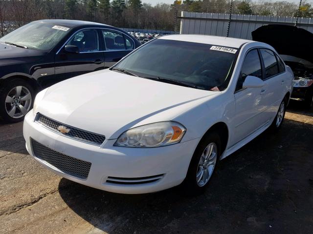 2G1WF5E39D1221883 - 2013 CHEVROLET IMPALA LS WHITE photo 2