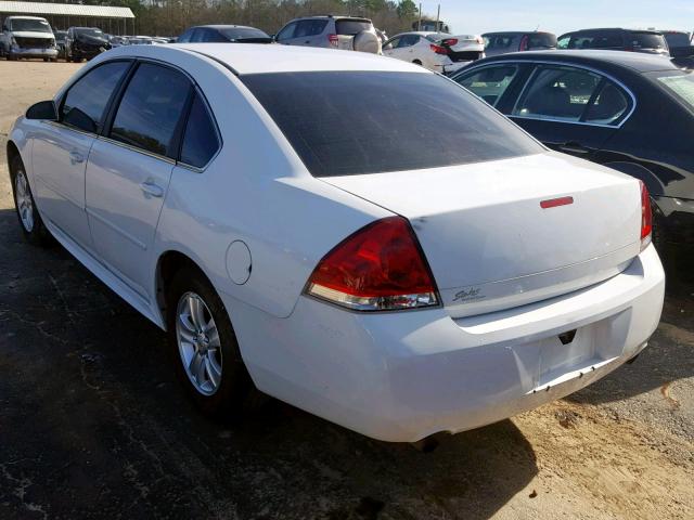 2G1WF5E39D1221883 - 2013 CHEVROLET IMPALA LS WHITE photo 3