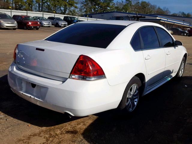 2G1WF5E39D1221883 - 2013 CHEVROLET IMPALA LS WHITE photo 4