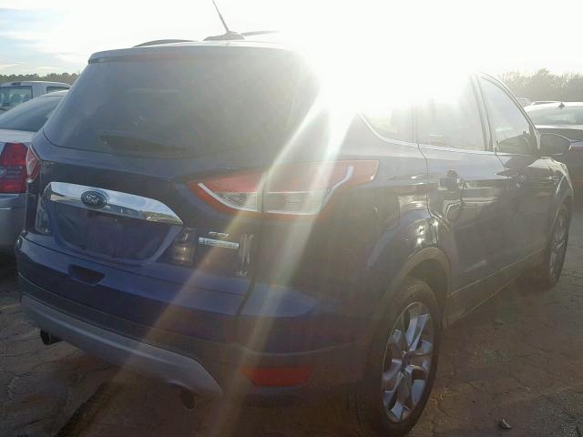 1FMCU0HX6DUB50594 - 2013 FORD ESCAPE SEL 蓝色 照片 4