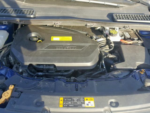 1FMCU0HX6DUB50594 - 2013 FORD ESCAPE SEL 蓝色 照片 7