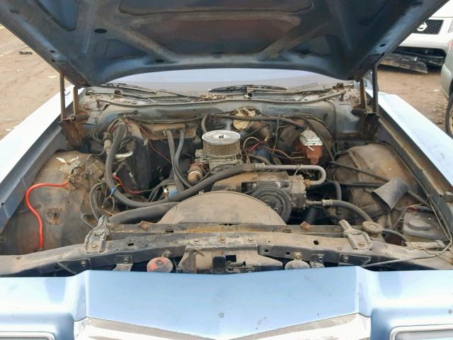 9J87F183007 - 1978 FORD THUNDERBIR BLUE photo 7