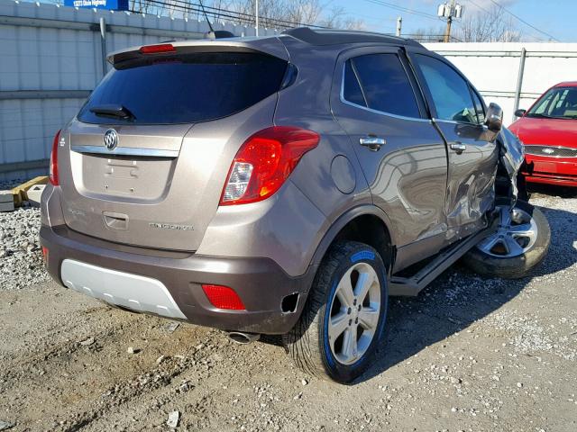 KL4CJASBXFB095897 - 2015 BUICK ENCORE TAN photo 4