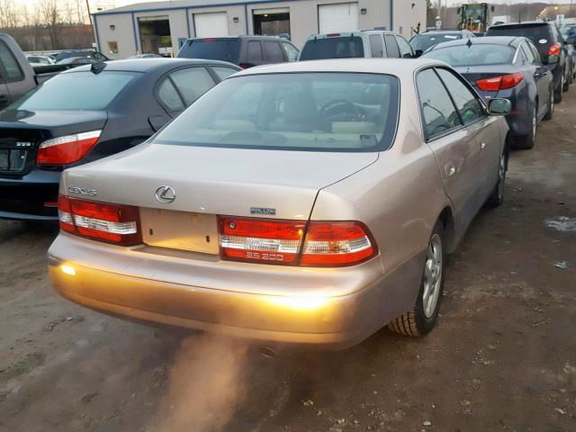 JT8BF28G215108546 - 2001 LEXUS ES 300 BEIGE photo 4