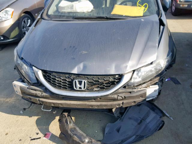 19XFB2F97DE241461 - 2013 HONDA CIVIC EXL GRAY photo 9