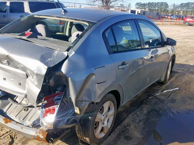 3N1AB61E78L664356 - 2008 NISSAN SENTRA 2.0 GRAY photo 4