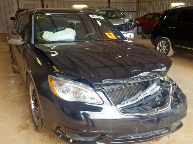 1C3CCBAB4CN113638 - 2012 CHRYSLER 200 LX BLACK photo 1