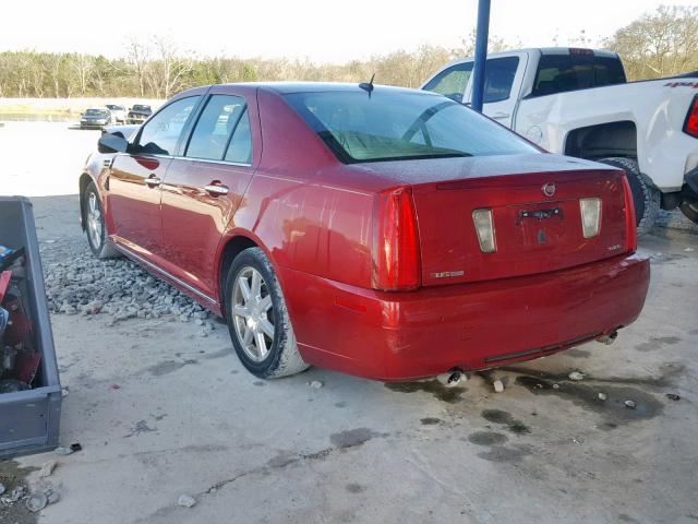 1G6DW67V880173431 - 2008 CADILLAC STS BURGUNDY photo 3