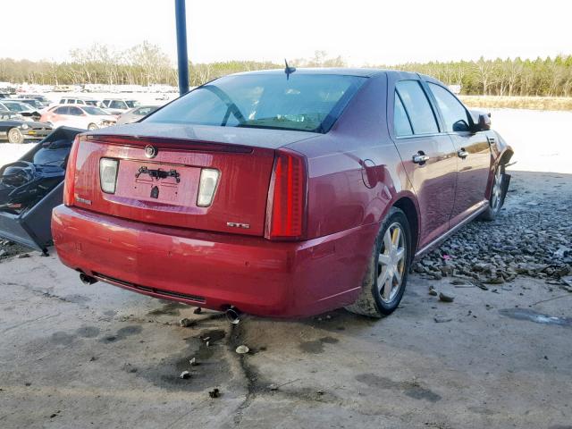 1G6DW67V880173431 - 2008 CADILLAC STS BURGUNDY photo 4