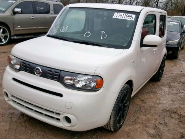 JN8AZ2KRXET352403 - 2014 NISSAN CUBE S WHITE photo 2