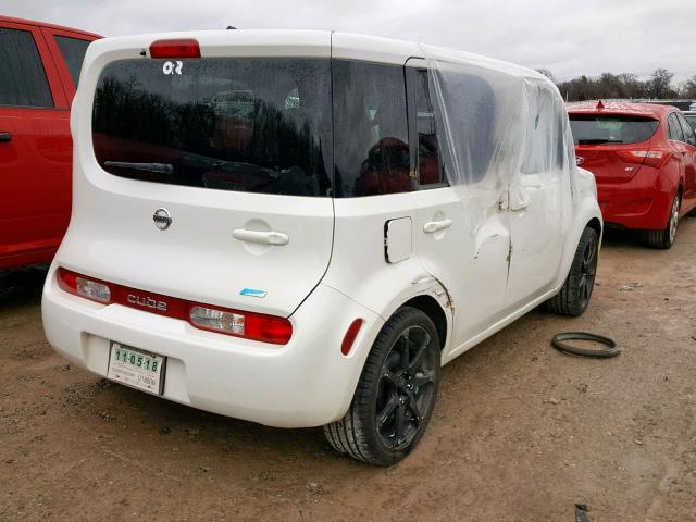 JN8AZ2KRXET352403 - 2014 NISSAN CUBE S WHITE photo 4