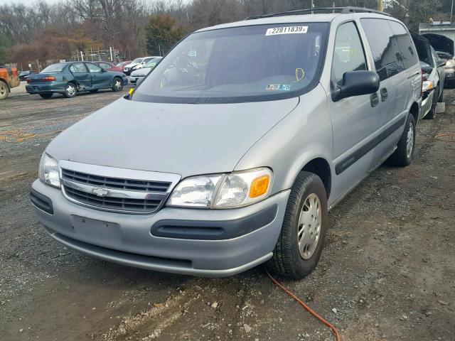 1GNDX03E7XD326943 - 1999 CHEVROLET VENTURE GRAY photo 2