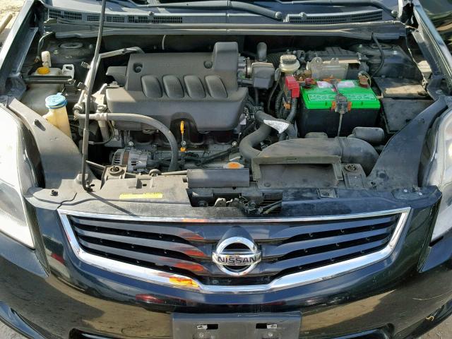 3N1AB6AP5CL709305 - 2012 NISSAN SENTRA 2.0 BLACK photo 7