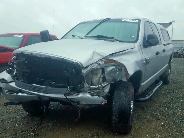 3D7KS28L39G531950 - 2009 DODGE RAM 2500 SILVER photo 2