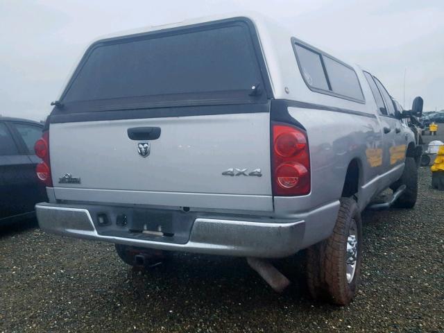 3D7KS28L39G531950 - 2009 DODGE RAM 2500 SILVER photo 4