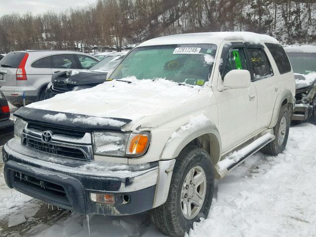 JT3HN86R610331230 - 2001 TOYOTA 4RUNNER SR WHITE photo 2
