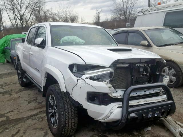 3TMCZ5AN1GM017245 - 2016 TOYOTA TACOMA DOU WHITE photo 1