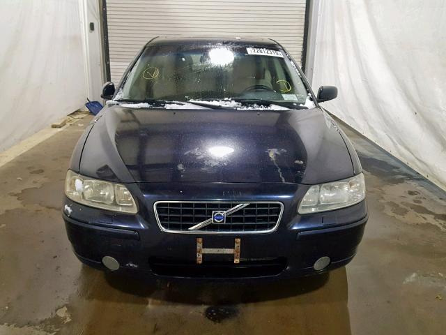 YV1RH592152460324 - 2005 VOLVO S60 2.5T BLUE photo 9