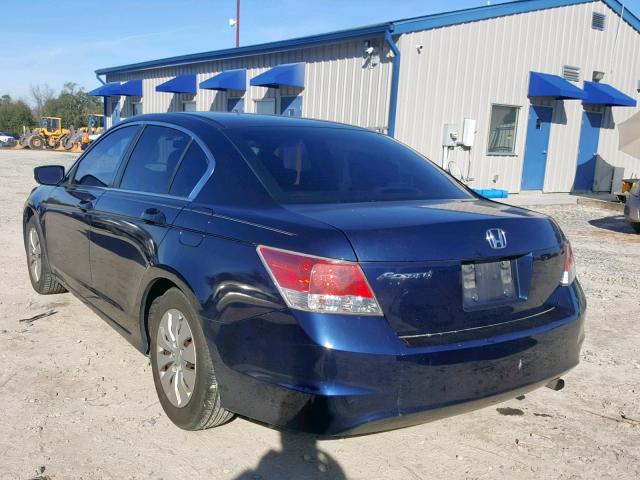 1HGCP2F33AA174969 - 2010 HONDA ACCORD LX BLUE photo 3