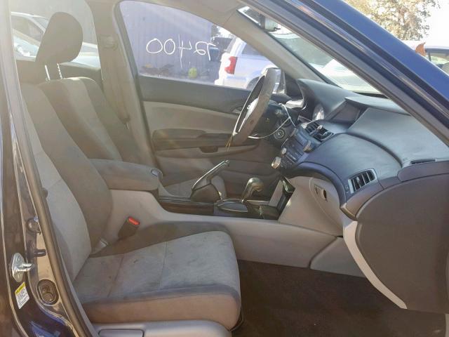1HGCP2F33AA174969 - 2010 HONDA ACCORD LX BLUE photo 5