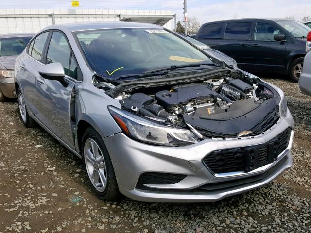 1G1BE5SM6J7230487 - 2018 CHEVROLET CRUZE LT SILVER photo 1