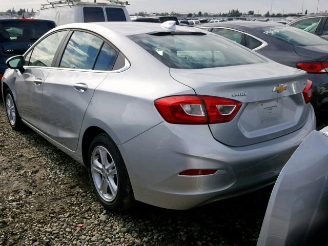 1G1BE5SM6J7230487 - 2018 CHEVROLET CRUZE LT SILVER photo 3