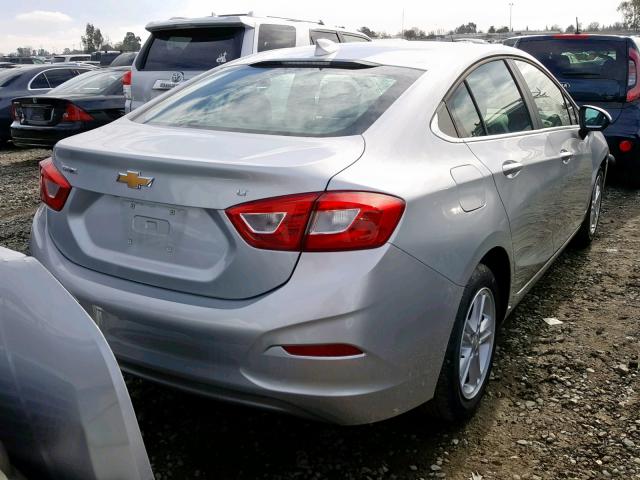 1G1BE5SM6J7230487 - 2018 CHEVROLET CRUZE LT SILVER photo 4