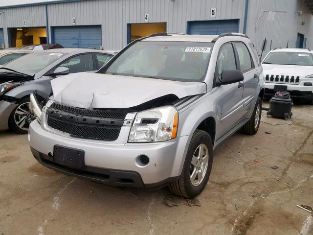 2CNDL13F296210422 - 2009 CHEVROLET EQUINOX LS GRAY photo 2