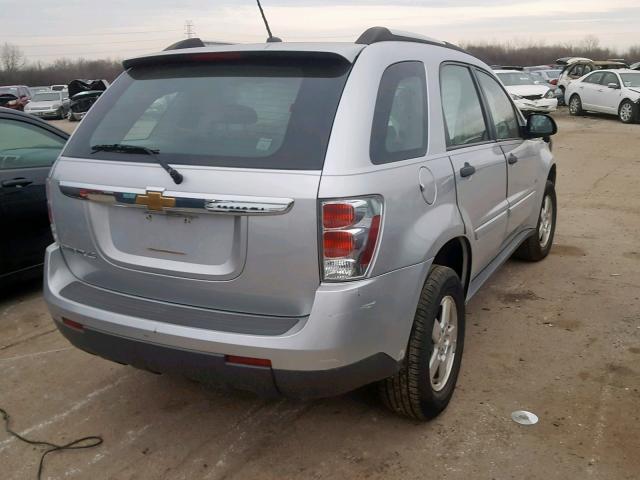 2CNDL13F296210422 - 2009 CHEVROLET EQUINOX LS GRAY photo 4