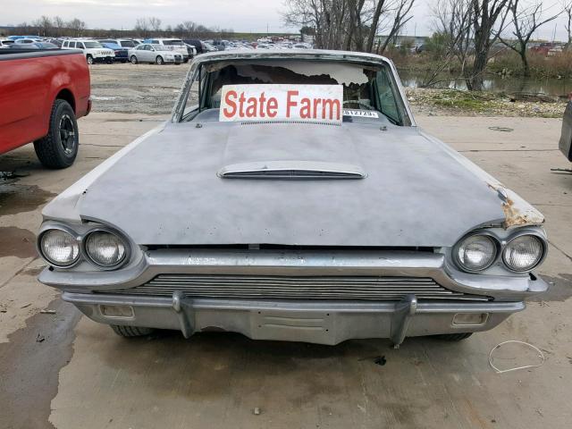 4Y83Z131442 - 1964 FORD T-BIRD GRAY photo 9