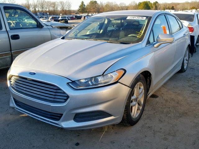 3FA6P0HD0GR151840 - 2016 FORD FUSION SE SILVER photo 2