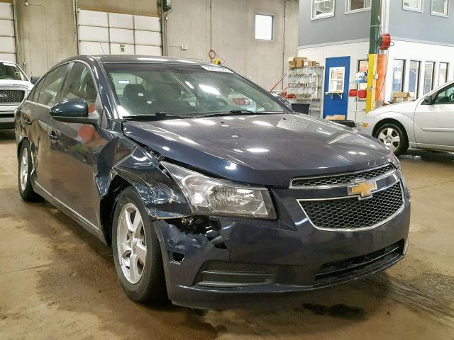 1G1PC5SB9E7188106 - 2014 CHEVROLET CRUZE LT BLUE photo 1