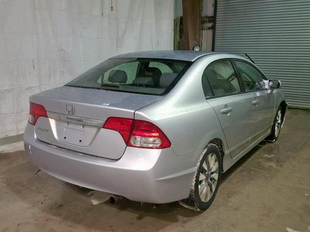 2HGFA1F94AH511342 - 2010 HONDA CIVIC EXL ვერცხლისფერი ფოტო 4