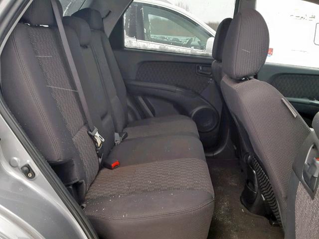 KNDJF724377381324 - 2007 KIA SPORTAGE L GRAY photo 6