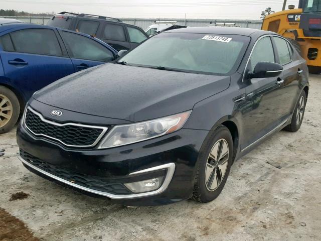 KNAGM4AD4D5047274 - 2013 KIA OPTIMA HYB BLACK photo 2