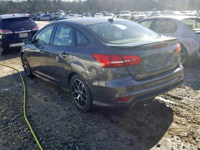 1FADP3F2XFL227541 - 2015 FORD FOCUS SE GRAY photo 3