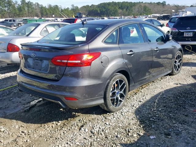 1FADP3F2XFL227541 - 2015 FORD FOCUS SE GRAY photo 4