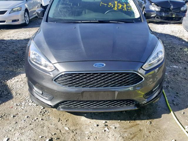 1FADP3F2XFL227541 - 2015 FORD FOCUS SE GRAY photo 9