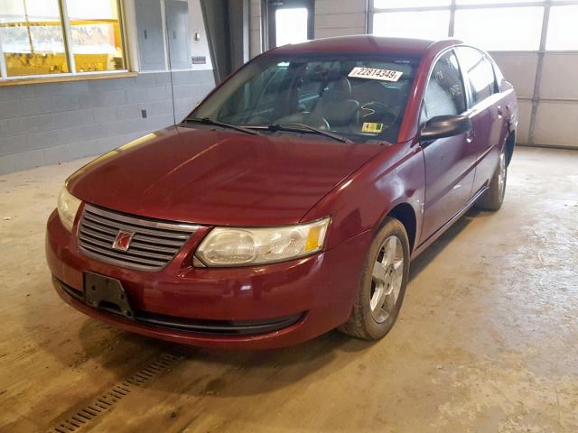 1G8AZ55FX6Z189761 - 2006 SATURN ION LEVEL BURGUNDY photo 2
